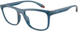 Giorgio Armani AX3101U 8187 Shiny Transparent Blue Demo Lens szemüveg (AX3101U 8187)