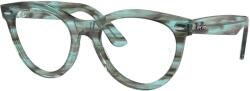 Ray-Ban RX2241V 8362 WAYFARER WAY Striped Transparent Green DEMO LENS szemüveg (RX2241V 8362)
