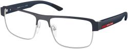 Prada PS51RV TFY1O1 Blue Baltic Rubber/Silver Demo Lens szemüveg (PS51RV TFY1O1)