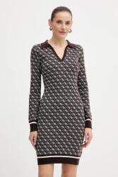 GUESS ruha gyapjú keverékből AUBREY - barna XS