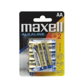 Maxell AA Alkáli Elem 4+2db/csomag 18732 (18732)