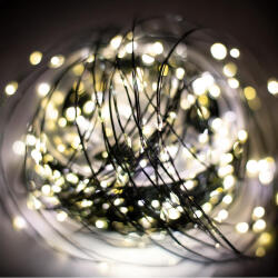 Somogyi Elektronic MICRO LED-es fényfüzérköteg, 8 program, 1500 db LED + távirányító. 150 m. ML1500WW (ML1500WW)