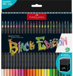 Faber-Castell Színes ceruza készlet, háromszögletű, FABER-CASTELL "Black Edition", 50 különböző szín (TFC116450) - tintasziget