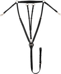 SUPREME Párnázott klasszikus lónyakörv Supreme nagyló fekete