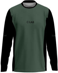 C-LAB Hosszú ujjú MTB Enduro mez fekete|zöld