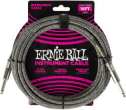 Ernie Ball Szövetkábel Silver Fox 5, 5m