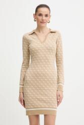 GUESS ruha gyapjú keverékből AUBREY - bézs XS