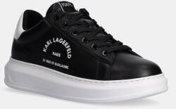Karl Lagerfeld bőr sportcipő KAPRI MENS - fekete Férfi 43 - answear - 81 990 Ft