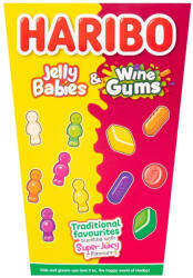 HARIBO Jelly Babies and Wine gumicukor ajándékdoboz 800g - delfinbuvar