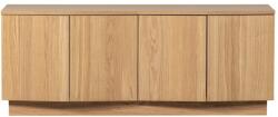 WOOOD Маса за телевизор от масивен дъб в естествен цвят 133x52x45 cm Zuma - WOOOD (375181-TP)