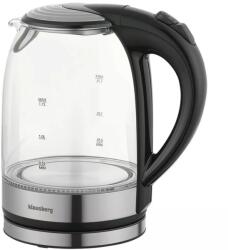 Klausberg Fierbător electric din sticlă cu LED, 1.7 L, Klausberg KB-7886 Fierbator