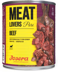 Josera Meat Lovers Pure Beef | Teljes értékű marhahúsos nedvestáp felnőtt kutyáknak - 400 g