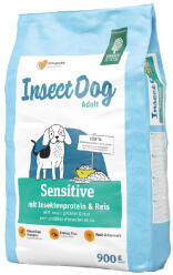 Green Petfood InsectDog Sensitive | Kímélő rovar- és rizs alapú teljes értékű száraztáp érzékeny felnőtt kutyáknak - 900 g