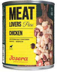 Josera Meat Lovers Pure Chicken | Teljes értékű csirkehúsos nedvestáp felnőtt kutyáknak - 400 g