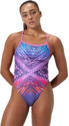 Speedo Placement Digital Vback női egyrészes úszóruha 32 lila