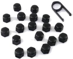 Argo Díszkupak kerékanyára, fekete, 19mm (364159, VER4028)