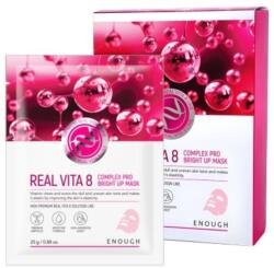 Enough Mască Real Vita 8 cu complex de vitamine - 10 bucă? i Masca de fata