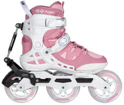 Powerslide Görgős görkorcsolya Powerslide Phuzion Argon Syncro 110 42 fehér|rózsaszín