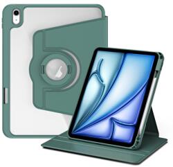  CRYSTAL FLEXI 2în1 Husă tip carte pentru Apple iPad Air 11 2026 / 2025 / 2024 verde închis