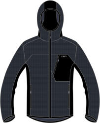 CMP Férfi hibrid kabát CMP 34G1527 48 szürke