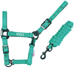 POOL'S Nylon lovagló kötél bőrrel Pool's COB kék