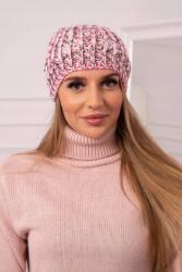 Kesi Női sapka pomponnal Maria K335 púderrózsaszín