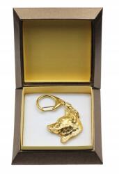 Art-Dog Shiba Inu aranyozott kutya kulcstartó díszdobozban, kulcstartó (5906111205608)