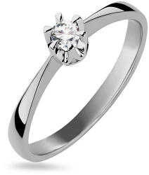 Heratis Forever Fehérarany szoliter eljegyzési gyűrű lab-grown gyémánttal 0, 10 ct, 9K BSBR016AHR