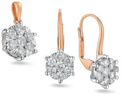 Heratis Forever 1540 karátos rozé- és fehérarany gyémántfoglalat IZBR897RSHR