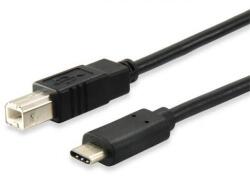 Equip Átalakító kábel, USB-C-USB-B 2.0, 1m, EQUIP