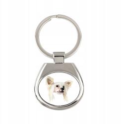 Art-Dog Sörényes kínai kutya kulcstartó, grafikai kulcstartó, medál (5056739219898)