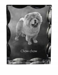 Art-Dog Chow Chow kutya kép díszes kristályban, ajándéktárgy, lakásdekoráció (5055882448131)