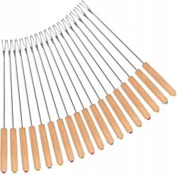  Csokoládé Szökőkút Fondüvilla Fa Nyéllel Színes 18 Db (99-454110)