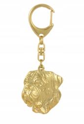 Art-Dog Bordeaux-i kutya aranyozott kutya kulcstartó, exkluzív kulcstartó (5906111204427)