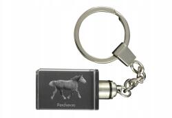 Art-Dog Perszeron kristály kulcstartó ló kulcstartó világító képpel (5055882429321)