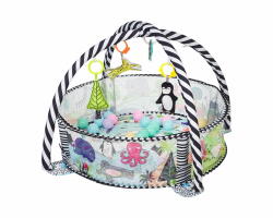 KikkaBoo játszószőnyeg 30 labdával