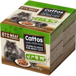 Cattos alutasakos macskaeledel 24x100g