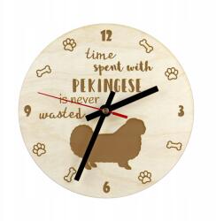  Pekingi gravírozott kutyaóra, átmérő 30 cm, kutya neve (5055882400368)