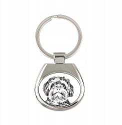 Art-Dog Bolonka kutya kulcstartó, fényképes kulcstartó, kulcstartó (5055882473386)