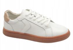 Sergio Leone Női félcipő SP-105 40 Fehér Bőr Sportos Jó Ár (SP-105 Białe)