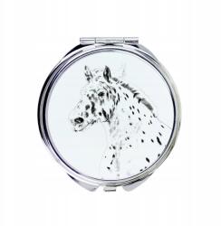  Noriker kompakt zsebtükör lóval, fényképpel (5055882483415)