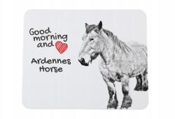 Art-Dog Ardenneki ló egérpad lóval, saját fotóval (5055882490222)