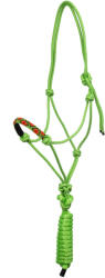 POOL'S Csomózott kötőfék ló számára Pool's Navayo sárga|zöld