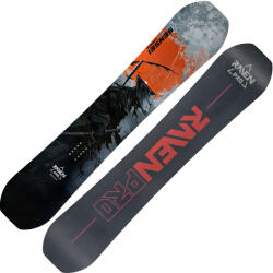 Raven Pro Sensei Carbon 160 wide snowboard deszka 160 CM WIDE fekete|narancssárga|szürke