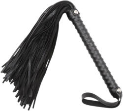  Latetobed fekete textúrált ostor - 48cm