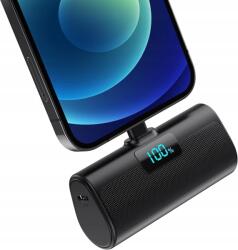 Hetp Powerbank 5200 mAh Lightning Fekete Kompakt HX45X9 (6910573258163)