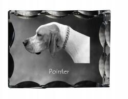 Art-Dog Pointer kutya kép díszes kristályban, ajándéktárgy, lakásdekoráció (5055882448308)