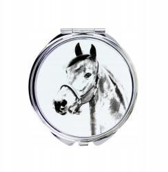 Morgan kompakt zsebtükör lóval, fényképpel (5055882483118)