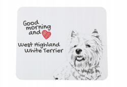 Art-Dog West Highland White Terrier egérpad kutyával, saját fotóval (5055882491403)