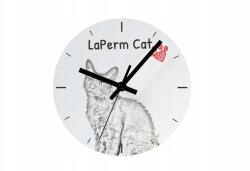  Macska Laperm macska óra lógó és álló, személyre szabható fénykép (5060381104945)